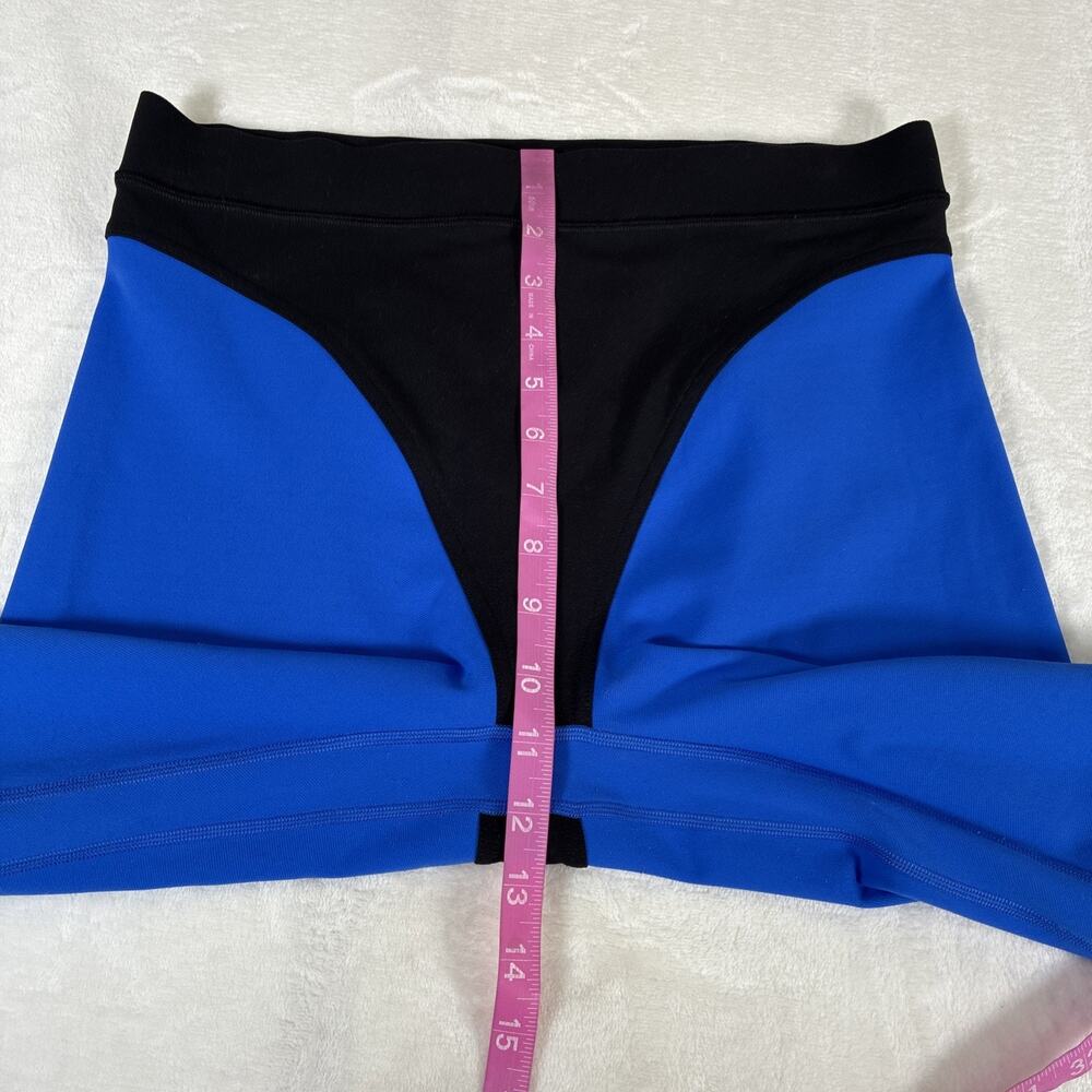 Lululemon Wunder Train Aerobic HR Tight 25" Blue & Black Size 10 Twill Charity - Picture 3 of 8